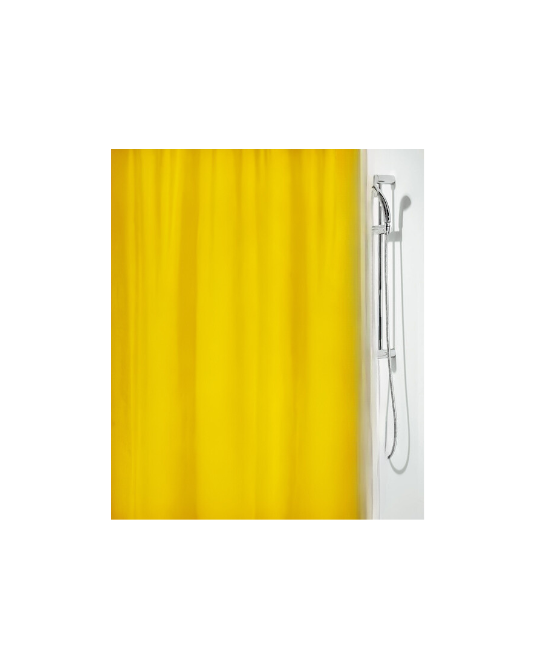 Textile Shower Curtain 180x200cm - Yellow
